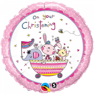 Pink Rachel Ellen Christening Balloon Party Supplies Decorations Ideas Novelty Gift