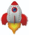 Red Space Rocket 30in Shape Balloon Party Supplies Decorations Ideas Novelty Gift 901841R