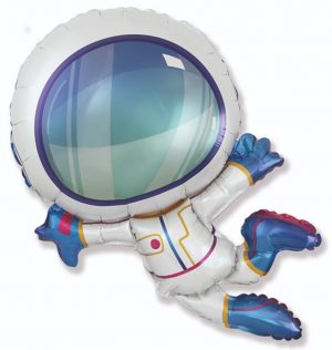 Waving Astronaut Supershape Balloon Party Supplies Decorations Ideas Novelty Gift
