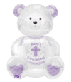 Christening Bear 24in Shape Balloon Party Supplies Decorations Ideas Novelty Gift 11105