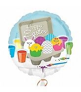 Easter Egg Carton Standard Balloon Party Supplies Decorations Ideas Novelty Gift