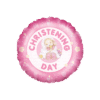 Pink Cute Teddy Christening 18in Balloon Party Supplies Decorations Ideas Novelty Gift FB-029
