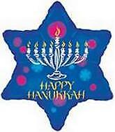 Happy Hanukkah Star Balloon Party Supplies Decorations Ideas Novelty Gift