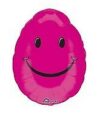 Pink Easter Egg Smiley 18in Balloon Party Supplies Decorations Ideas Novelty Gift 25991