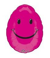 Pink Easter Egg Smiley Balloon Party Supplies Decorations Ideas Novelty Gift