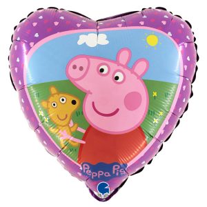 Peppa Pig & Teddy Standard Balloon Party Supplies Decorations Ideas Novelty Gift