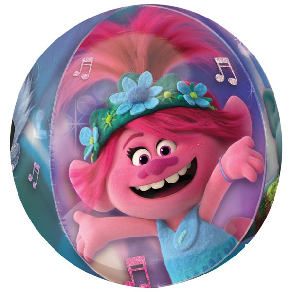 Trolls World Tour 16in Orbz Balloon Party Supplies Decorations Ideas Novelty Gift 40726