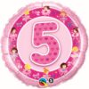 Happy 5th Birthday Dancer 18in Balloon Party Supplies Decorations Ideas Novelty Gift 26313