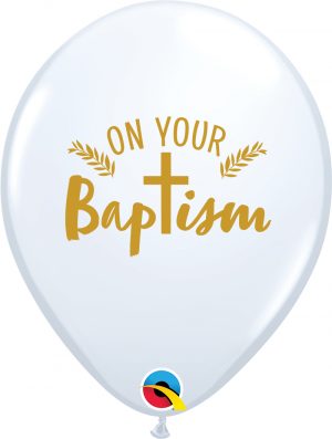 On Your Baptism Latex Balloons Party Supplies Decorations Ideas Novelty Gift
