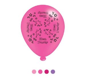 Pink Lilac Hen Party 10in Latex Balloons Party Supplies Decorations Ideas Novelty Gift LA1042