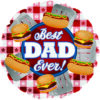 Takeaway Burger Dad 18in Balloon Party Supplies Decorations Ideas Novelty Gift 114421