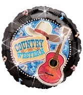 Country & Western Standard Balloon Party Supplies Decorations Ideas Novelty Gift
