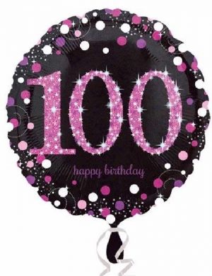 Sparkling Pink 100 Standard Balloon Party Supplies Decorations Ideas Novelty Gift