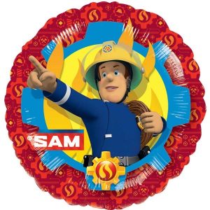 Fireman Sam Pointing 18in Balloon Party Supplies Decorations Ideas Novelty Gift 35714