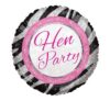 Zebra Print Hen Night 18in Balloon Party Supplies Decorations Ideas Novelty Gift 15178-18