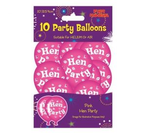 10pcs Hot Pink Hen Party 10in Latex Balloons Party Supplies Decorations Ideas Novelty Gift 13683-hp