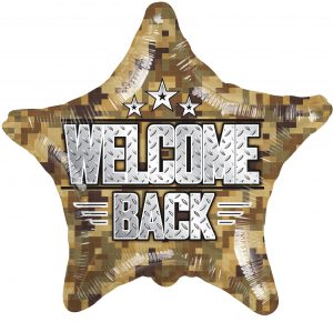 Welcome Back Camouflage Standard Balloon Party Supplies Decorations Ideas Novelty Gift