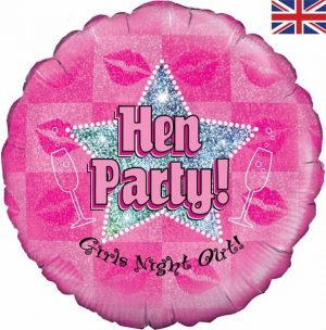 Pink Glitz Hen Party 18in Balloon Party Supplies Decorations Ideas Novelty Gift 228670