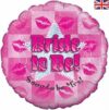 Pink Glitz Bride To Be 18in Balloon Party Supplies Decorations Ideas Novelty Gift 228694