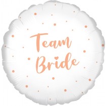 White Team Bride 18in Balloon Party Supplies Decorations Ideas Novelty Gift 229622