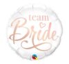 Rose Gold Team Bride 18in Balloon Party Supplies Decorations Ideas Novelty Gift 88165