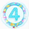 Happy 4th Birthday Spaceships Balloon Party Supplies Decorations Ideas Novelty Gift 26302