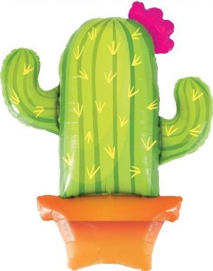 Potted Cactus Shape Balloon Party Supplies Decorations Ideas Novelty Gift
