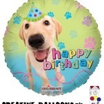 Happy Birthday Golden Labrador 18in Balloon Party Supplies Decorations Ideas Novelty Gift 19189-18