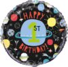 Happy 1st Birthday Space Balloon Party Supplies Decorations Ideas Novelty Gift 73277