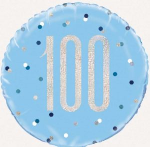 Glitz Blue 100 Standard Balloon Party Supplies Decorations Ideas Novelty Gift