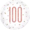 Glitz Rose Gold 100 Standard Balloon Party Supplies Decorations Ideas Novelty Gift 84910