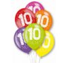 10th Birthday Multi-Coloured Latex Balloons Party Supplies Decorations Ideas Novelty Gift 9912737