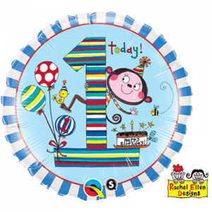 Monkey 1st Birthday Balloon Party Supplies Decorations Ideas Novelty Gift