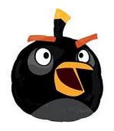 Black Bomb Angry Birds Supershape Balloon Party Supplies Decorations Ideas Novelty Gift