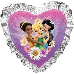 Disney Fairies 28in Heart Balloon Party Supplies Decorations Ideas Novelty Gift 25622