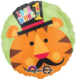 Top Hat Tiger 1st Birthday Balloon Party Supplies Decorations Ideas Novelty Gift
