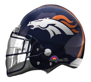 Denver Broncos Helmet Supershape Balloon Party Supplies Decorations Ideas Novelty Gift