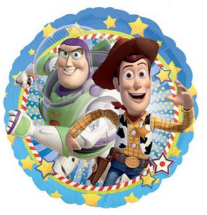 Woody And Buzz Toy Story 18in Balloon Party Supplies Decorations Ideas Novelty Gift 26357