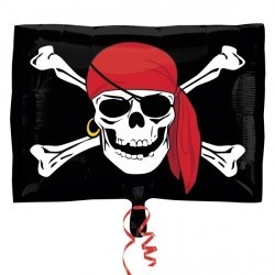 Pirate Flag Standard Balloon Party Supplies Decorations Ideas Novelty Gift