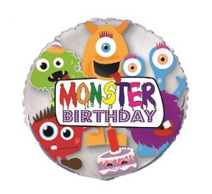 Monster Birthday Standard Balloon Party Supplies Decorations Ideas Novelty Gift