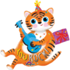 Rock Cat With Guitar 31in Balloon Party Supplies Decorations Ideas Novelty Gift 30817