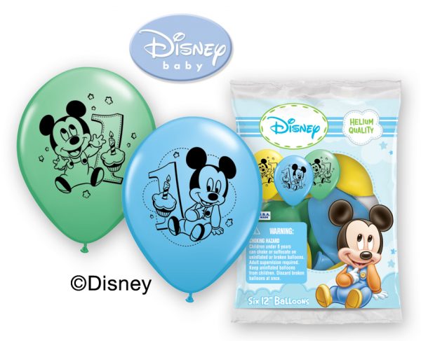Mickey 1st Birthday Latex Balloons Party supplies decorations ideas novelty gift 30844