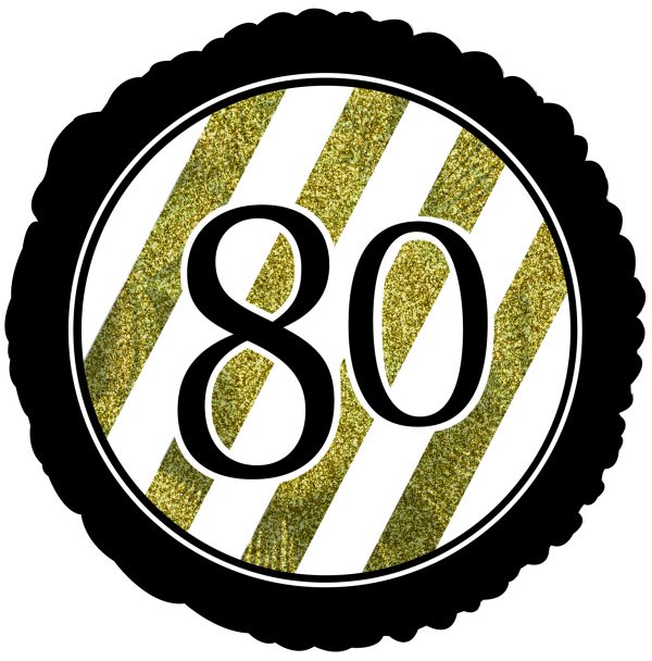 Gold Stripe 80 Standard Balloon Party Supplies Decorations Ideas Novelty Gift