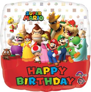Super Mario Bros Birthday Balloon Party Supplies Decorations Ideas Novelty Gift