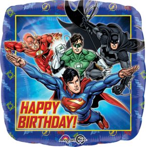 Happy Birthday Justice League Balloon Party Supplies Decorations Ideas Novelty Gift