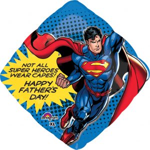 Fathers Day Superman Supershape Balloon Party Supplies Decorations Ideas Novelty Gift
