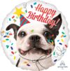 Happy Birthday Patch Dog 18in Balloon Party Supplies Decorations Ideas Novelty Gift 35399