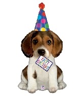 Beagle Happy Birthday 41in Supershape Balloon Party Supplies Decorations Ideas Novelty Gift 35561