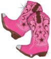 36in Shape Pink Western Boots Balloon Party Supplies Decorations Ideas Novelty Gift 35565