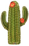 Mighty Bright Cactus 41in Shape Balloon Party Supplies Decorations Ideas Novelty Gift 35883